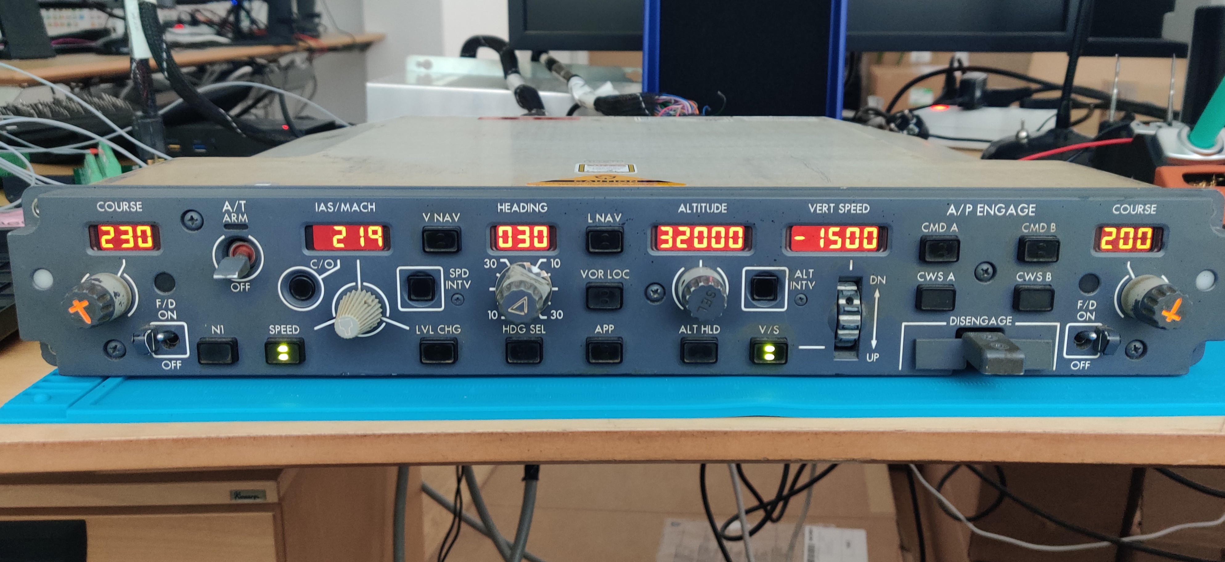 OEM Honeywell 737 MCP Restoration and External Interfacing