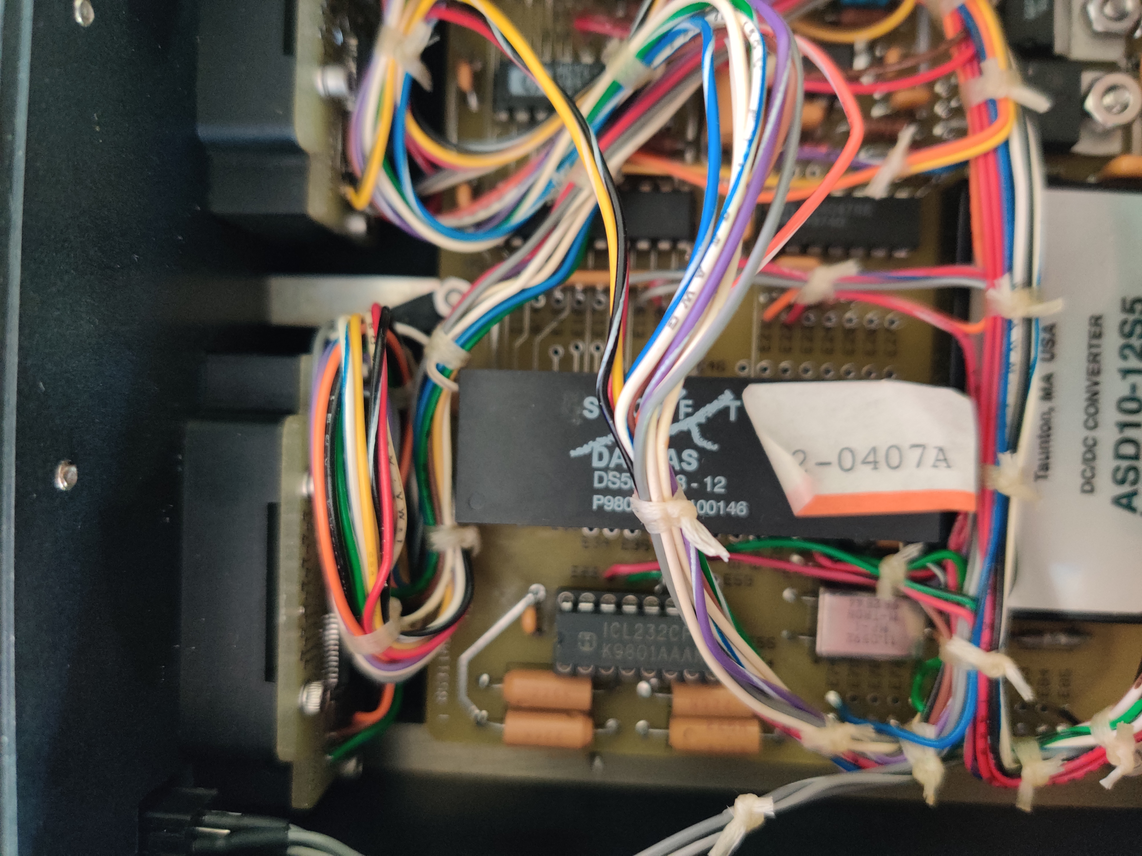 MCU extracted from the unit